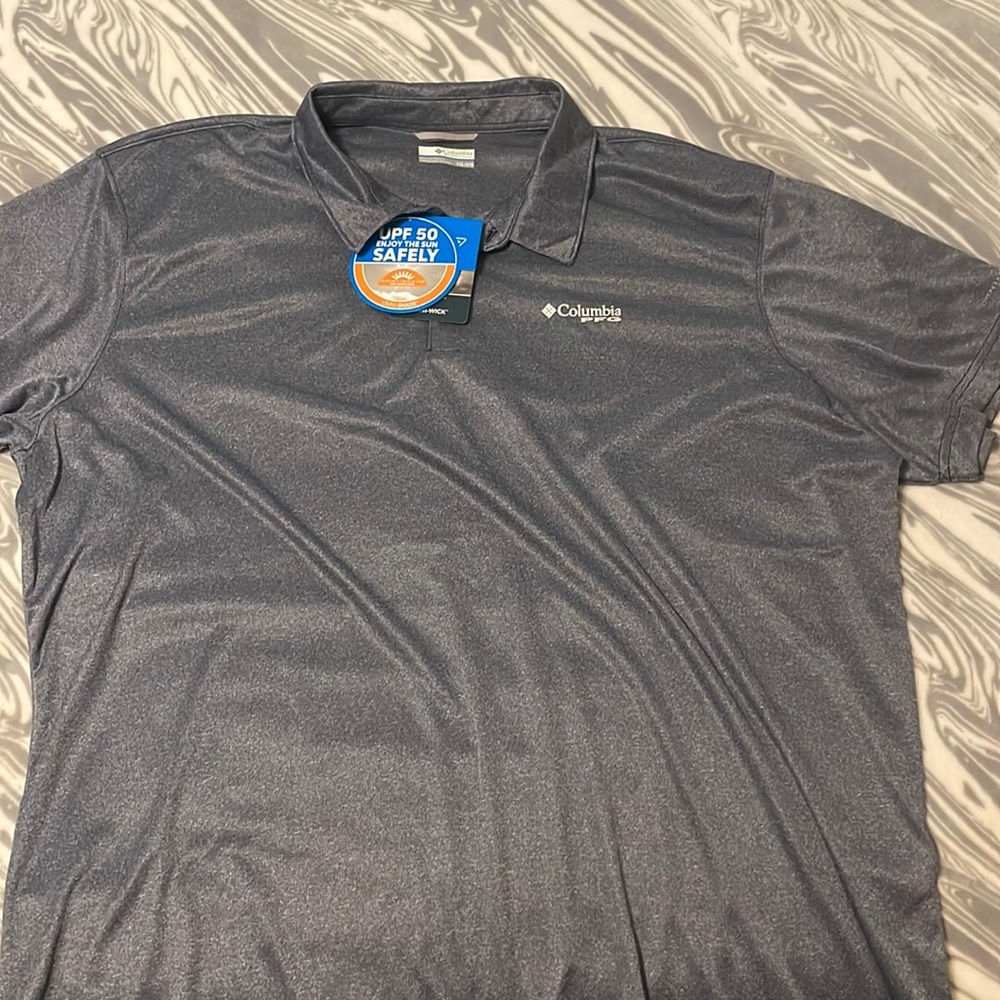 Columbia polo shirt in size XXL.